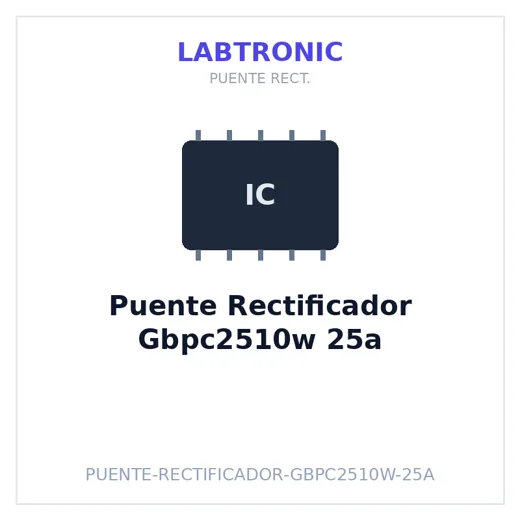 Puente Rectificador Gbpc2510w 25a