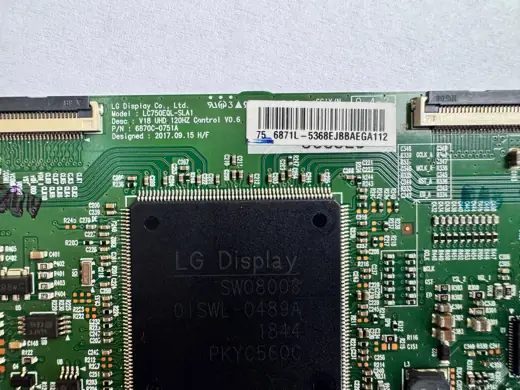 T-CON 6870C-0751A 6871L-5368E 75" 120 Hz (panel LC750EQL-SLA1) · foto 2