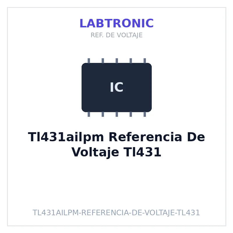 Tl431ailpm Referencia De Voltaje Tl431