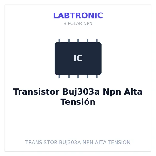 Transistor Buj303a Npn Alta Tensión